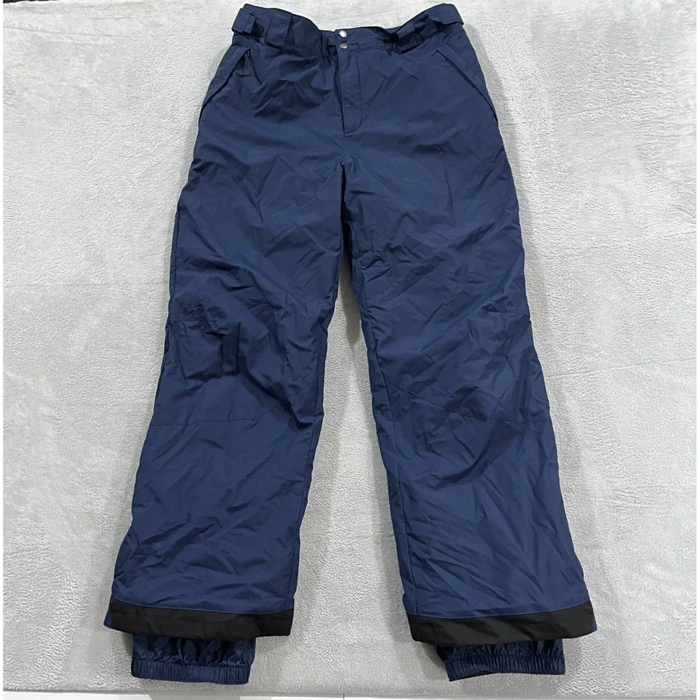 Columbia Ski Pants Men XL Regular Omni-Tech Blue Waterproof Breathable Snowboard - Picture 1 of 9